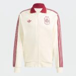Chándal para niño de la segunda equipación de España. Conjunto de chaqueta y pantalón del uniforme visitante de la selección.