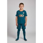 Camiseta de la 2ª equipación del Valencia CF para niños, temporada 26/27. Vista frontal de la equipación de fútbol infantil.