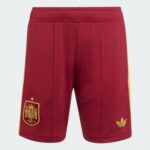 Pantalón corto de la segunda equipación de la Selección Española de fútbol 2026 para adulto, con escudo y detalles oficiales.