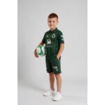 Segunda equipación de fútbol para niños del Racing de Santander temporada 26/27. Viste los colores del equipo visitante.