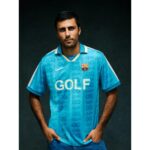 Camiseta de fútbol del FC Barcelona en colaboración con Golf Wang. Equipación edición especial para adulto.