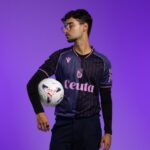 Camiseta de fútbol del Ceuta, segunda equipación visitante para la temporada 26/27. Ropa oficial del AD Ceuta FC.