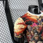 Elástica especial de Japón para adulto con diseño de One Piece celebrando la Gran Flota del Sombrero de Paja de Luffy.