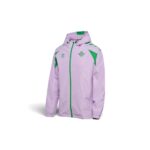 Chaqueta de entrenamiento del Real Betis para la temporada 26/27 en color malva y rosa para adulto. Producto oficial.