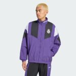 Chaqueta para hombre del Real Madrid, colección EQT. Ropa de fútbol oficial Adidas de la primera equipación.