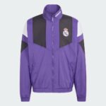 Chaqueta para hombre del Real Madrid, colección EQT. Ropa de fútbol oficial Adidas de la primera equipación.