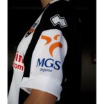 Equipación de fútbol oficial del CD Castellón para niños, temporada 26/27. Primera equipación albinegra en tallas infantiles.