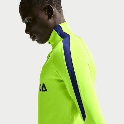 Sudadera amarilla de la segunda equipación del Atlético de Madrid para la temporada 26/27. Ropa oficial de fútbol para adulto.