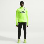 Sudadera amarilla de la segunda equipación del Atlético de Madrid para la temporada 26/27. Ropa oficial de fútbol para adulto.