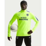 Sudadera amarilla de la segunda equipación del Atlético de Madrid para la temporada 26/27. Ropa oficial de fútbol para adulto.