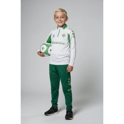 Sudadera de entrenamiento del Real Betis Balompié para niño, correspondiente a la equipación oficial de la temporada 2026/2027.